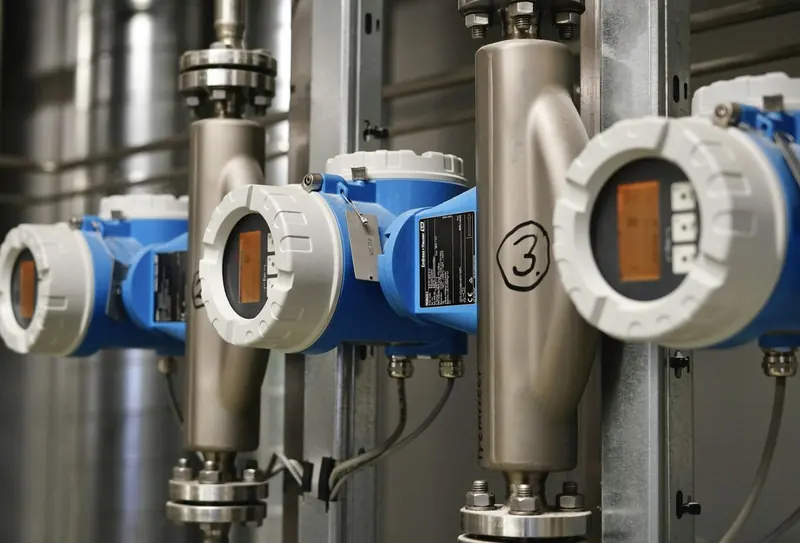 Inline flow transmitters installed on process pipework