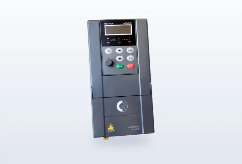 Wall-mounted variable frequency drive with keypad display